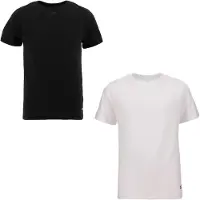 Levi's Lhb 2 Kpl:n T-paita-pakkaus Black/White Black/White-10-12 Y Musta 10-12 vuotta Pojat, Tytöt