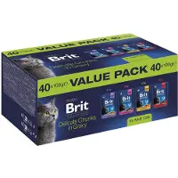 Brit ValuePack paloja kastikkeessa 40 g 100 g