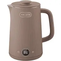Chiato heatPLAY Groove vedenkeitin – 1.7 L, ruskeanharmaa