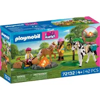 Playmobil Horseback Riding Trip Campfire Kuvio