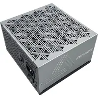 Montech Century II 1050W 80 Plus Gold ATX 3.1 PCIe 5.1 computer power supply, 1 135 mm fan, cable management cabling module, silver