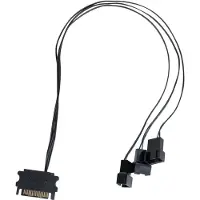 Lian Li UNI FAN SL Wireless LCD, 120 mm, PWM, nestelaakeri, ARGB -tuuletinsarja, 3 kpl, musta