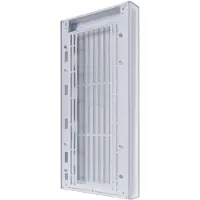 Lian Li B4 mATX Vertical AeroDeck, ikkunallinen, puusomisteinen kotelon paneeli, valkoinen/pyökkipuu
