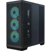 APNX C1-R Black, ikkunallinen miditornikotelo, musta