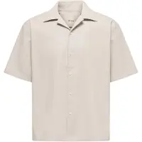 Only & Sons Onsreid Reg 0571 Resort Shirt Vd - Beige - M