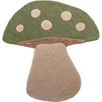 Bloomingville Mushroom matto Vihreä, villa