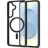 Tech-Protect Samsung Galaxy S26+ Magmat Kotelo - MagSafe-yhteensopiva - Musta / Kirkas