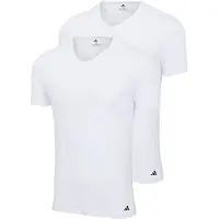 Adidas V-Neck - White - S