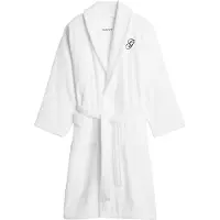 Gant Embroidery Robe - White - XXL