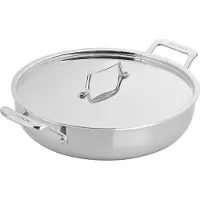 Scanpan Fusion 5 tarjoilupannu kannella Ruostumaton teräs, Ø28 cm