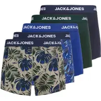 Jack & Jones Bokserishortsit 'JACHENDO' laivastonsininen / vihreä / khaki / valkoinen