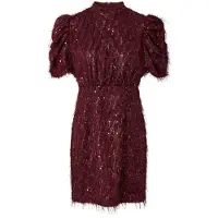 Y.A.S Yasilza 2/4 Sequin Dress Noos - Burgundy - 42