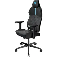 ThunderX3 Solo 360, Racer Blue keinonahkaverhoiltu pelituoli, sininen / musta
