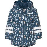 Playshoes Toiminnallinen takki marine / hopeanharmaa / pastellioranssi / valkoinen