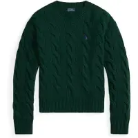 Ralph Lauren Cable-Knit Wool-Cashmere Sweater - Green - S