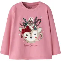 Name it Paita 'NMFREPOLER' beige / vaaleanpunainen / tulenpunainen / valkoinen