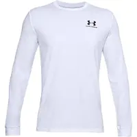 Under Armour Ua Sportstyle Left Chest Ls - White - XXL