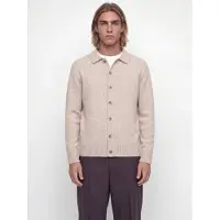 Jack & Jones Jjesoho Ollie Knit Polo Cardigan - Beige - XL