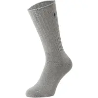 Ralph Lauren Cotton-Blend Crew Socks - Grey - ONE SIZE