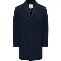 Only & Sons Onsrunne Wool Coat Otw Vd - Navy - L