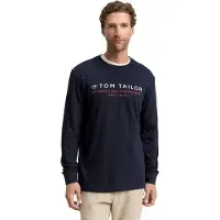 Tom Tailor Printed Longsleeve - Navy - L