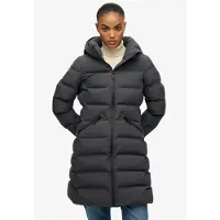 Superdry for woman. W5011982A City Mid jacket dark grey (L), Casual, Polyester