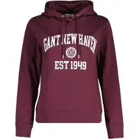 Gant Reg Graphic Sweat Hoodie - Burgundy - L
