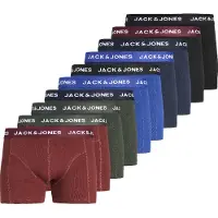 Jack & Jones Bokserishortsit 'Jacsolid' marine / katkero / oliivi / tummanpunainen / musta