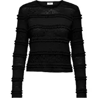 JDY Jdysarah L/S Lace Top Jrs Noos - Black - L