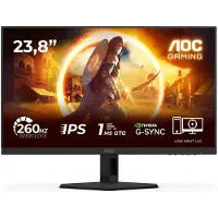 AOC G4 24G4ZRE, 60,5 cm (23.8"), 1920 x 1080 pikseliä, Full HD, LED, 1 ms, Musta, Punainen