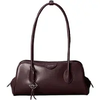 Calvin Klein Emblem Trio Shoulder Bag - Brown - ONE SIZE