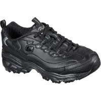 SKECHERS Matalavartiset tennarit 'D'Lites - Fresh Start' musta / valkoinen