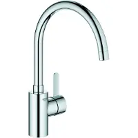 GROHE Eurosmart Cosmopolitan, Pull-out, Chrome, Lever handles, Single, 1/2", Type C