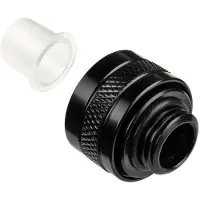 Alphacool Eiszapfen PRO 13mm HardTube Fitting G1/4 - Deep Black -putkiliitinsarja (6-pack)