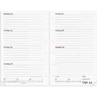 Mayland System Mini ugekalender tværformat REFILL 2027