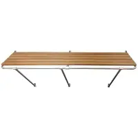 Osculati Ruostumaton Teräs Tiikkikantinen Peräallas 200x55 Mm