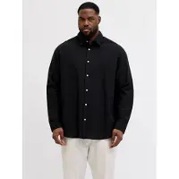 Jack & Jones Breeze Linen Plus Size Pitkähihainen Kauluspaita