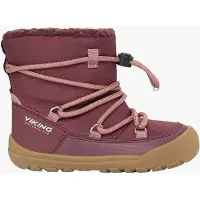 Viking Birch Barefoot Warm WP Talvisaappaat, Jotka Puetaan Jalkaan Vetämällä Wine Wine 23 EU Punainen 23 EU unisex