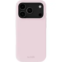 Holdit Phone Case Silicone MagSafe Compatible Pale Pink iPhone 17 Pro Max