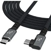 Wozinsky WPS2-UY41S USB-C Thunderbolt 4 240W 2m Angle Cable - Black