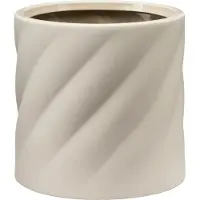 Cooee Design Twist kukkaruukku Hiekka, medium Ø19 cm