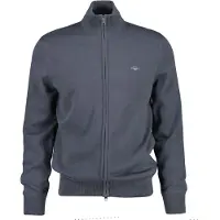 Gant Cotton Knit Zip Cardigan - Grey - L