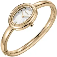 BURKER Watches Analoginen kello 'Diana Gold White' kulta