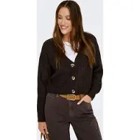 ONLY Onlcarol Nice L/S Cardigan Knt Noos - Brown - M