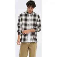 Only & Sons Onskosta Ls Check Reg Shirt - Brown - XXL