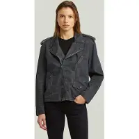 G-Star Perfecto Jacket - rinsed ink blue coated - Women