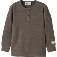 Name it Nmmwyla Wo/Vi Ls Top - Brown - 110