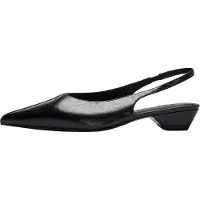 Selected Slwgreta Leather Slingback - Black - 41