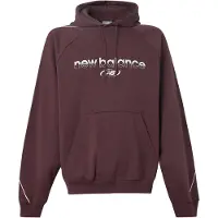 New Balance Collegepaita viininpunainen / valkoinen