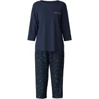 Calida Pyjama laivastonsininen / munankuori